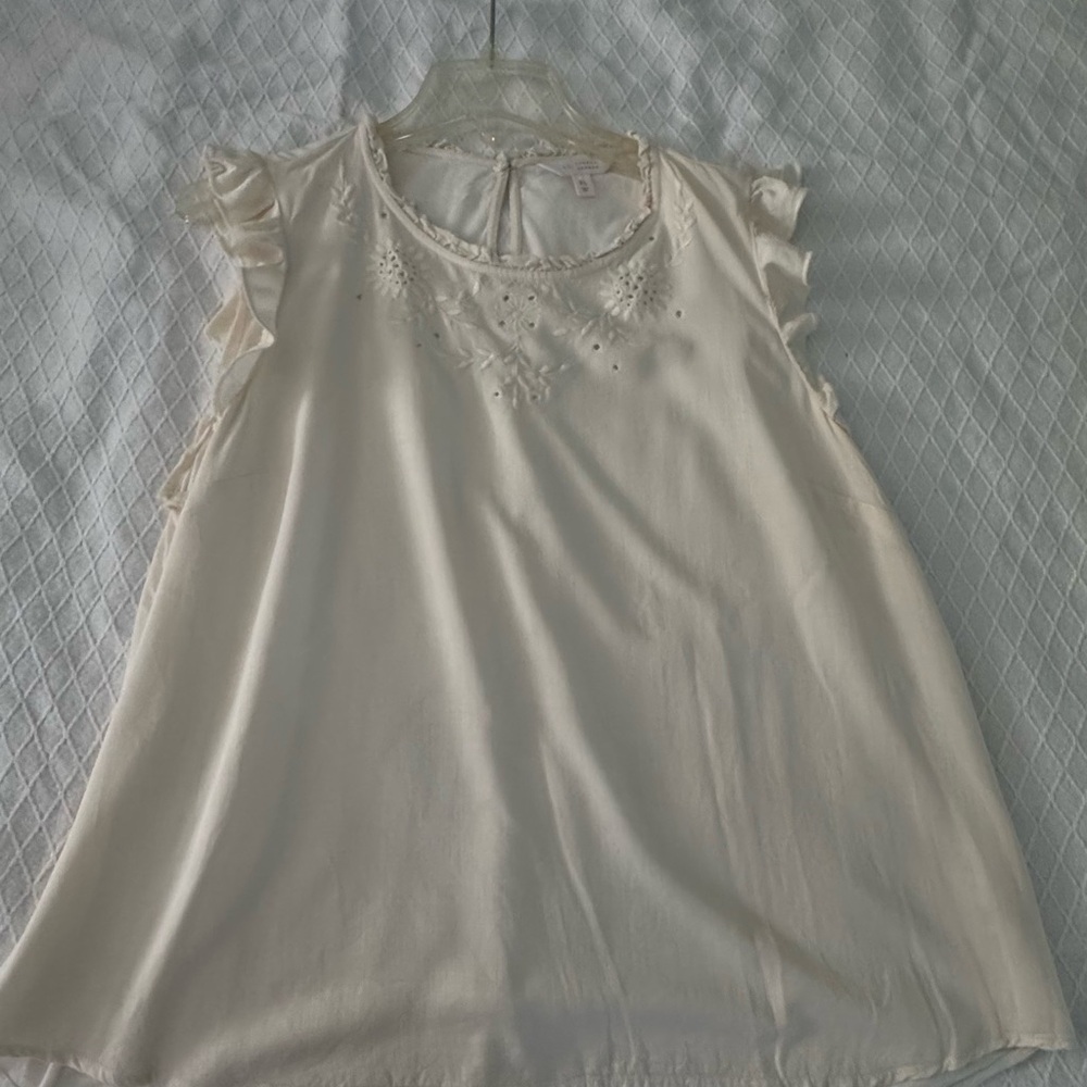 Lauren Conrad blouse Ivory XL